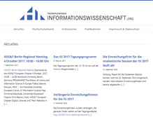 Tablet Screenshot of informationswissenschaft.org